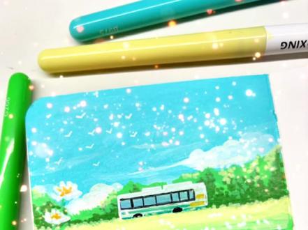 翻翻乐1️⃣6️⃣春日花海 春天到了百花齐放
享受这片清新治愈
快跟着我一起画吧
#马克笔 #跟着抖音学画画 #春天的色彩 #艺术种草指南 #手绘
参考素材:源于网络