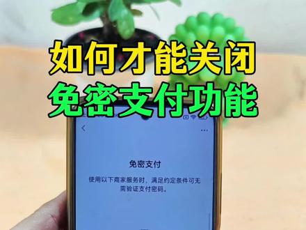 你知道如何关闭免密支付吗?#手机使用技巧 #玩机技巧 #实用小技巧 #知识分享