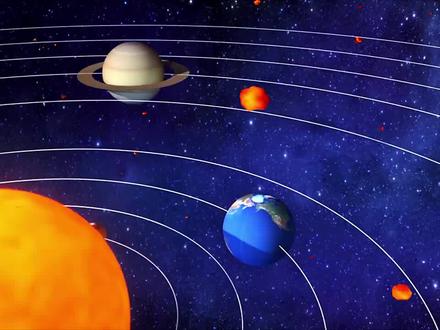 太阳系八大行星大小顺序#太阳系 #行星运行轨迹