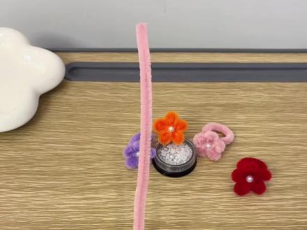 一根扭扭棒就能做的花花戒指#扭扭棒 #手工diy #一起玩手工