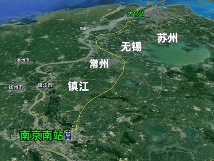 年底或能在武进和金坛,坐高铁出门浪了#常州 #楼市 #房地产 #卫星地图