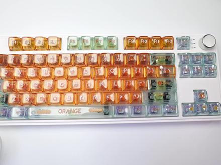 珂芝K75炫彩版的三种轴体:紫丁轴 | 樱粉轴 | 柠檬轴 #客制化键盘 #机械键盘 #好物推荐🔥 #游戏外设 #适合女生的键盘推荐