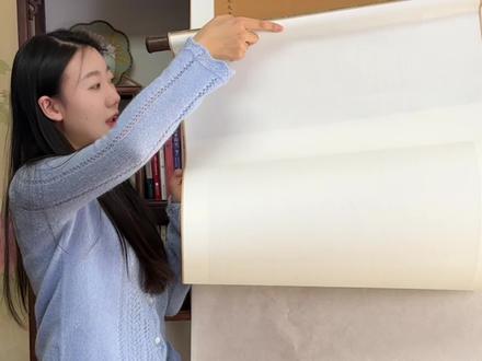 古色古香的卷轴花鸟国色天香图 #传统文化 #工笔花鸟 #跟子瑜老师学画画 #古画收藏 #抖音创作者成长计划