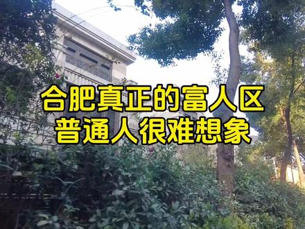 这才是合肥真正的富人区,能住进去的都是合肥,有身份地位的人 #富人区 #合肥