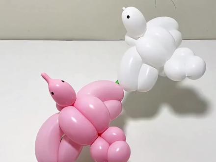 #和平鸽#气球教程#手工diy