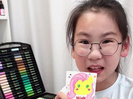 班里很受欢迎的小手工/有教程‼️ 简单又好玩,快@你闺蜜给你做起来~🙋♀️#创意手工教程 #家有小学生 #亲子 #手工制作 #恩米丙烯马克笔