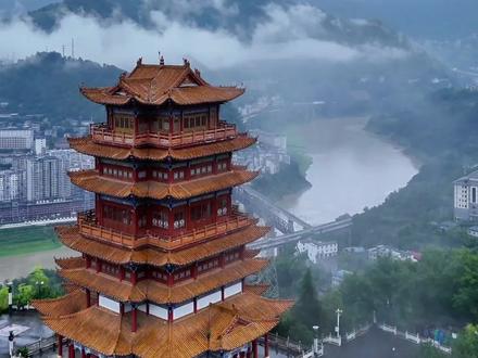 紫阳阁·文笔山公园#航拍#旅行推荐官