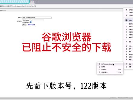 #谷歌浏览器下载 #Chrome下载不安全的文件
