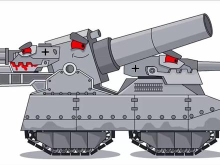 如何画杂交坦克:拉特·多拉 — 钢铁怪物 #动画 #动画制作 #自制动画 #卡通