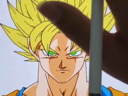 我在抖音画龙珠之超赛孙悟空,看到最后吧!#procreate绘画 #手绘 #龙珠 #绘画过程 #超级赛亚人