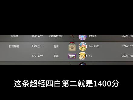 俄罗斯钓鱼4超轻打榜分数计算,超轻鱼竿分类,超轻打榜奖励 视频为个人经验和建议,不足和错误之处希望各位大佬能在评论区补足、纠正,感谢#俄罗斯钓鱼4