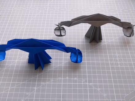 天秤座的折法教程来咯,这个视频是称盘的折法