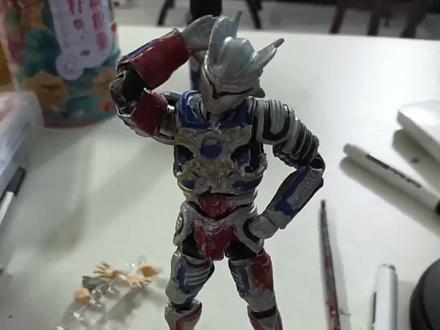 自改奥特人造机甲赛罗shf过程视频