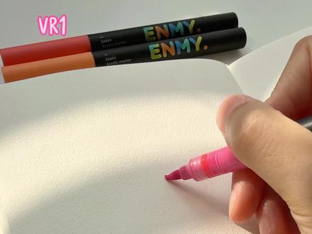 丙烯马克笔治愈手绘【🍎红苹果】 #丙烯马克笔 #声控助眠 #治愈系 #跟着抖音学画画 #画画