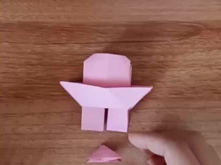 手工折纸·小猴爬山|柳桥幼儿园韩向梅#幼儿手工 #折纸