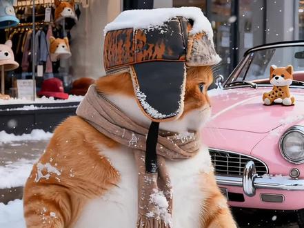 橘猫趁有街上没人,又练起来#萌宠出道计划 #萌宠跳舞 #ai动物跳舞视频制作 #这猫一看就是练家子 #万粉扶持计划