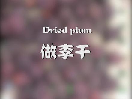 李子还在拌着吃吗,李子的正确打开方式应该是动手做李干#福建美好生活推荐官 #100个真实农村故事