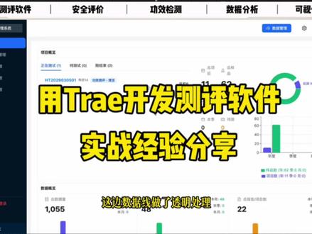 Trae实战开发经验分享(测评软件) #化妆品 #ai编程 #trae #实战分享 #vibecoding