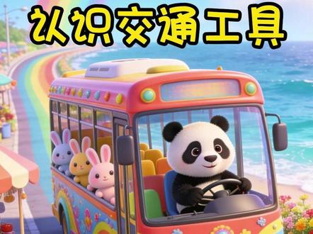 儿童启蒙早教儿歌-认识交通工具 #0到3岁早教儿歌 #儿歌动画 #儿歌100首最火 #认识交通工具 #启蒙早教