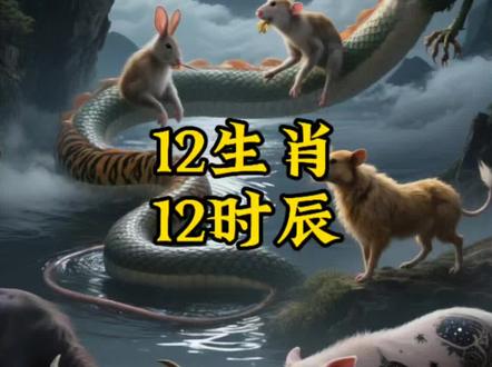 1分钟带你欣赏十二生肖十二时辰#Ai #十二生肖 #十二时辰