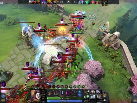 #刀塔2 冥魂在无限火力中的表现