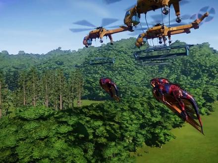 多阵营霸王龙 棘龙大乱斗准备工作#侏罗纪 #恐龙