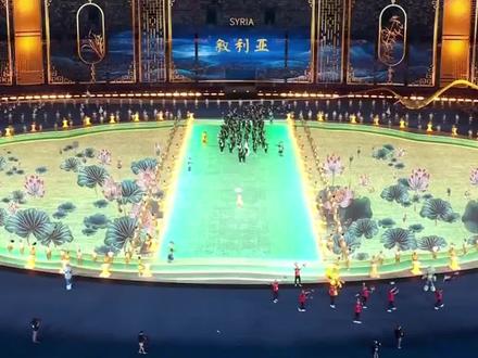 直击杭州亚运会开幕式现场!中国台北代表团入场