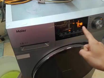 海尔滚筒洗衣机门打不开怎么办?教你三招解决 #家电维修 #专业的事交给专业的人来做更靠谱 #海尔洗衣机