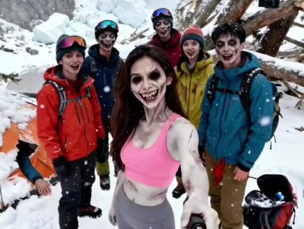 雪山合照##诡影重重 ##抖音小游戏 #游戏日常