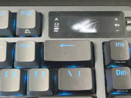 ROG夜魔键盘小屏幕该怎么玩#rog #玩家国度 #键盘 #数码科技 #rog夜魔
