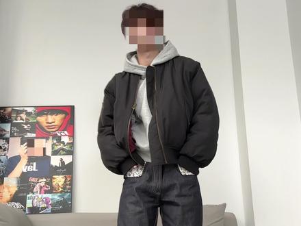 今天当回小学生#学穿搭#棉服#原牛#男生穿搭#挡脸穿搭