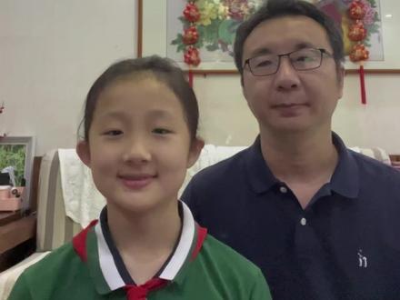 小侄女和她爸爸的朗诵《劝学》