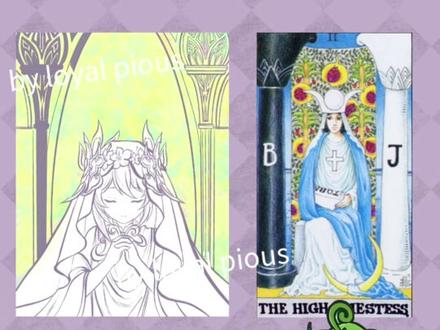 🔮03 女祭司 The High Pristess🔮
#原神 #原神创作者激励计划 #塔罗牌设计 #纳西妲