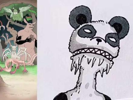 疯狂动物园门的大集合。 #简笔画