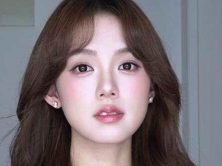 jisoo灵感🔖15min跟练!薄皮浓骨淡颜妆~ #韩妆 #淡颜 #淡妆 #jisoo #金智秀