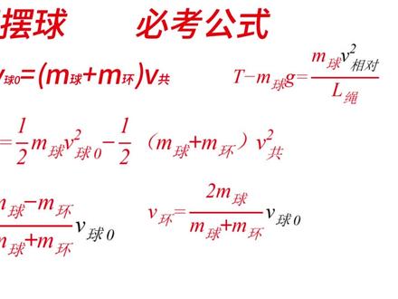 第23集 动量守恒之圆环摆球模型的5个考点 #高中物理 #动量守恒 #高考物理