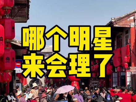 哪个明星来会理了?#欢欢喜喜过大年 #会理 #钢刚 #原创视频