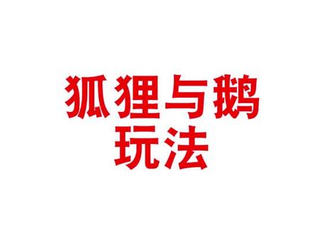 狐狸与鹅的棋类