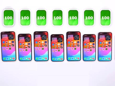 ios17.0.3续航:iphone15全系列、iphone14全系列,结果意想不到