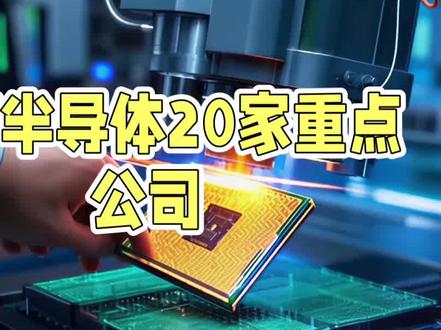 国产半导体20家核心 #半导体 #财经 #股票