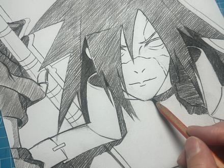 粉丝们想看我画一期宇智波斑,我是听劝的,必须安排! #绘画 #日常瞎画 #宇智波斑 #火影忍者 #画画教程 @抖音小助手