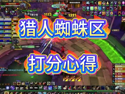 猎人打分心得——蜘蛛区 #魔兽世界时光服