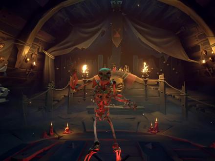 我们宣誓效忠于烈焰!来接受死神的诅咒吧!#steam游戏 #盗贼之海 #盗贼pvp #游戏中的震撼瞬间 #游戏日常