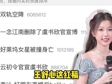 恭喜欣欣子三喜临门!! #王舒心 #双轨 #电视剧 #热点 #官宣