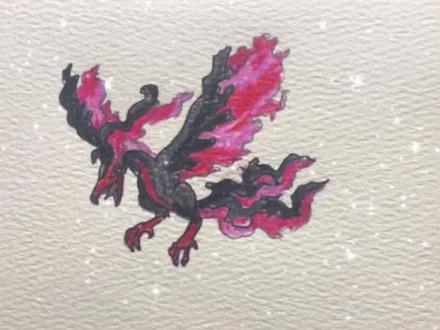 一天一个宝可梦,彩铅手绘简笔画。火焰鸟,就决定是你了!#简笔画 #彩铅教程 #一天一个宝可梦 #精灵宝可梦#创作灵感