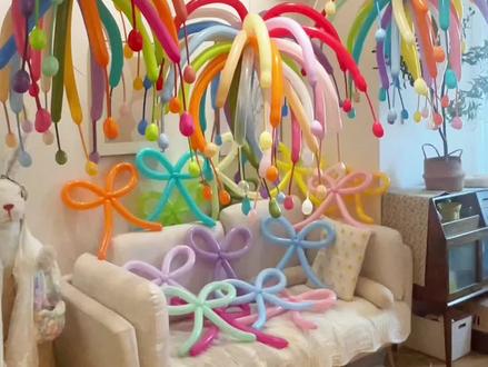 简单零基础都能做成功的气球烟花改良版教程,不止生日能用哦,马上过年了,可以做个红色的放家里做装饰!#气球烟花教程 #气球烟花 #烟花 #生日气球 #新年氛围