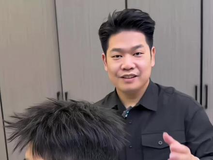 头发细软偏少,没有立体感,一定要烫一次钢夹塑形烫, 手法简单效果好,自然吹干有立体感并且不毛不炸,记得点赞关注,可以长期观看,以免需要的时候找不到了。#擅变风格男发设计 #钢夹烫 #男发教学 #加油美发人 #让技术更有价值