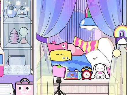 米加小镇|多巴胺公寓一楼布置教程〈附介绍〉🫶 #米加小镇 #米加更新 #米加小镇房间布置 #米加小镇装修 #米加小镇世界