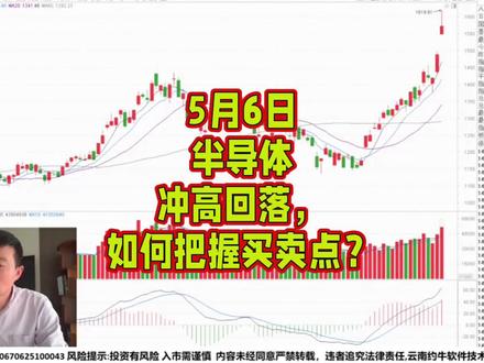 5月6日半导体冲高回落,如何把握买卖点?