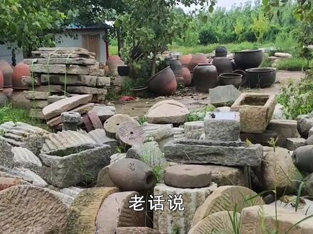 为何总有人到农村收“石磨石磙”,这东西有什么用?很值钱吗?(二) #农村 #生活 #石磨 #知识分享